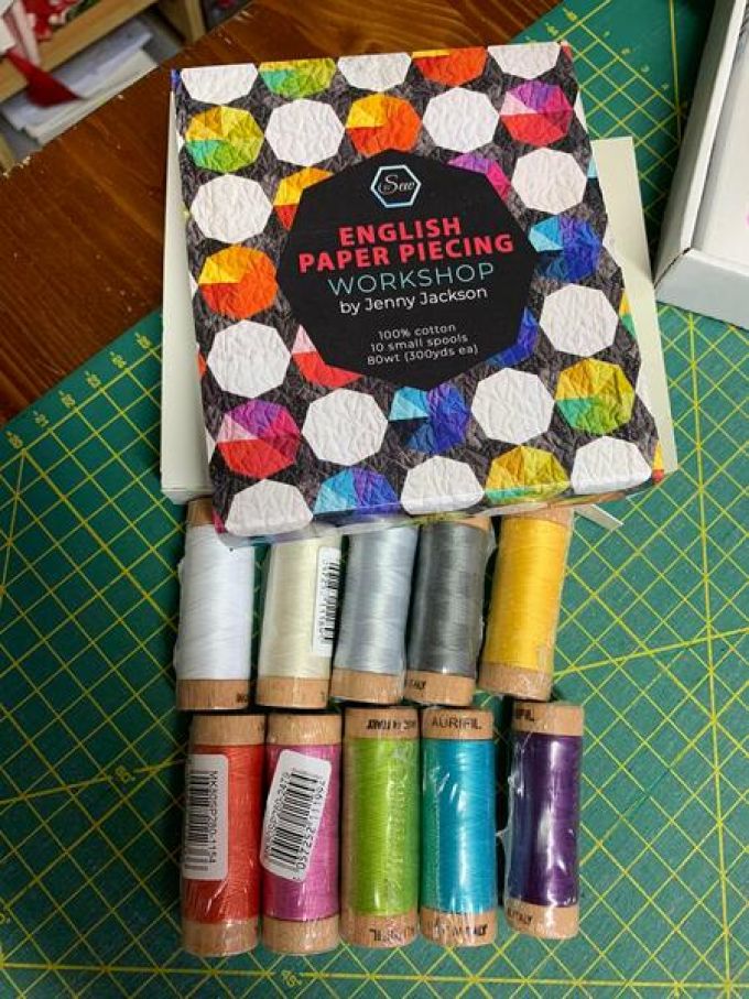 English Paper Piecing Workshop 10 colori