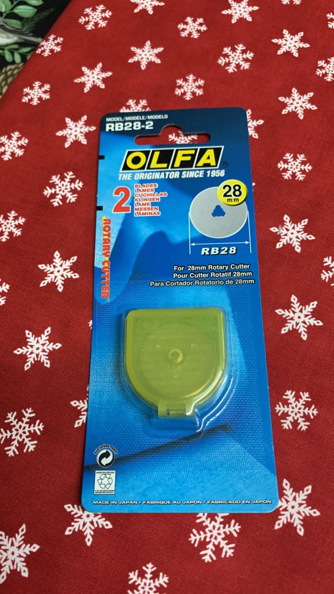 Lama di ricambio Olfa 28 mm (Blister 2 lame)