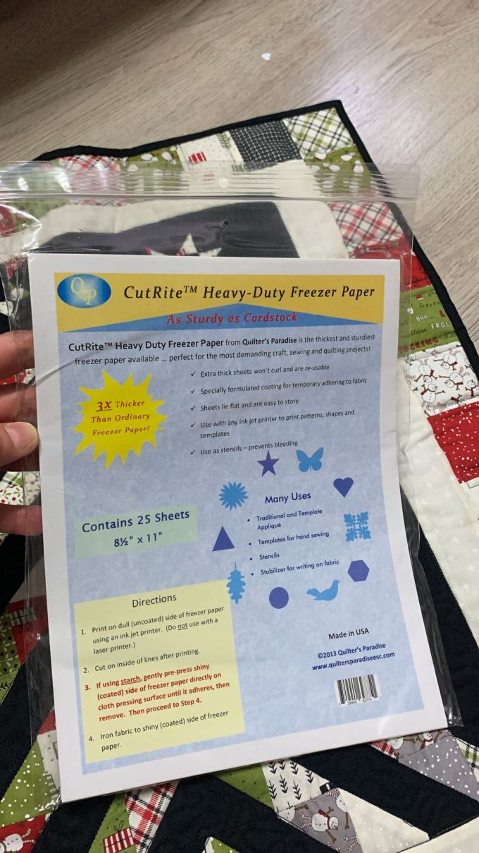 Freezer paper