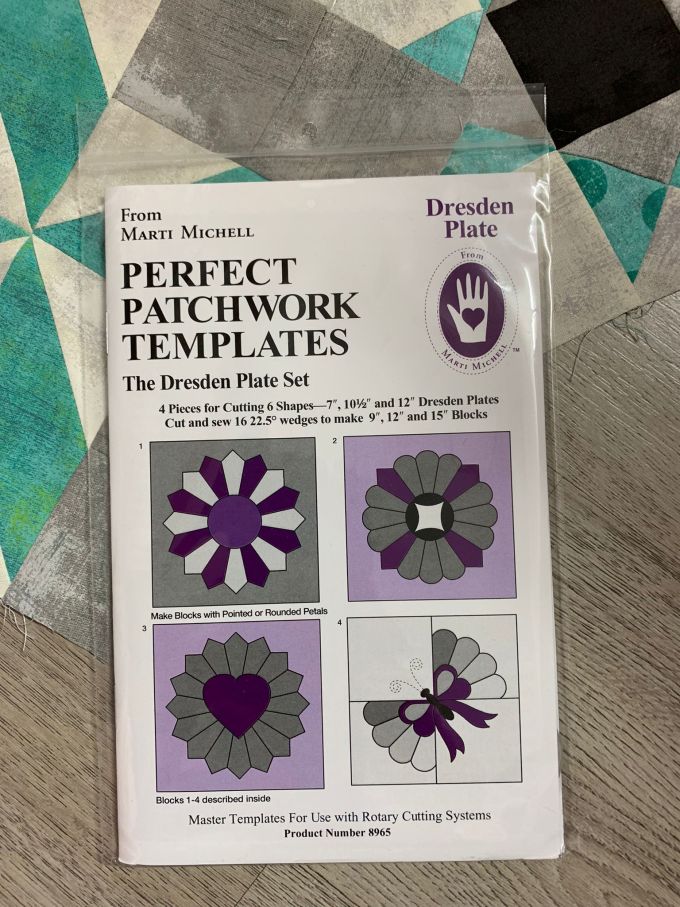 Perfect Patchwork Template Dresden Plate