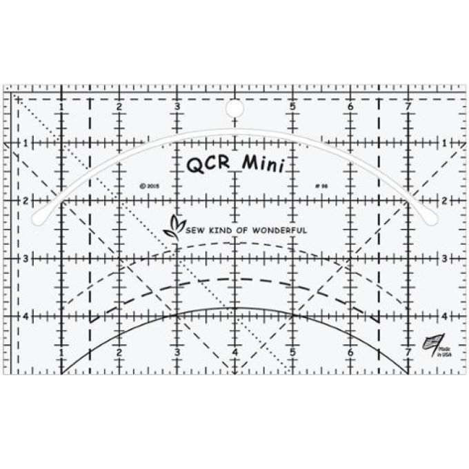 Quick curve Ruler mini sew Kind of wonderful